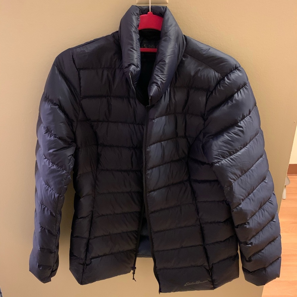 New Eddie Bauer 650 Blue Puff Jacket